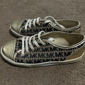 Michael Kors Gold & Black Sneakers